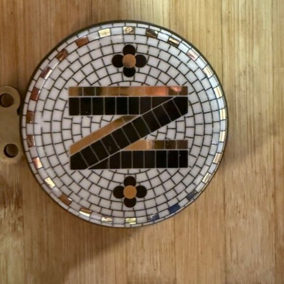 NWT - Anthropologie Bistro Tile Monogram Hook – Letter N - Picture 8 of 16